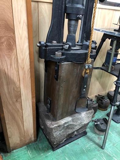 Used 5350-385 Antique Rare Foot Drop Hammer Press Circa 1890 MFG. by Blundell & Co.