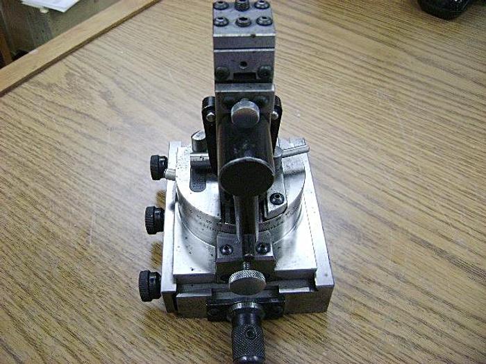 Used 1491-700 J&S Fluidmotion Radii & Angle Wheel Dresser for Tool & Cutter, Universal & Surface Grinders, Model #RFG-50