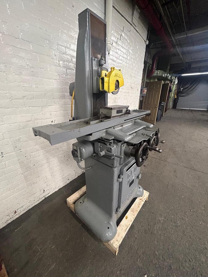 Used  Reid No. 2-B 6"X 18" 3Ph Reciprocating Grinder with B&S Magnetic Chuck