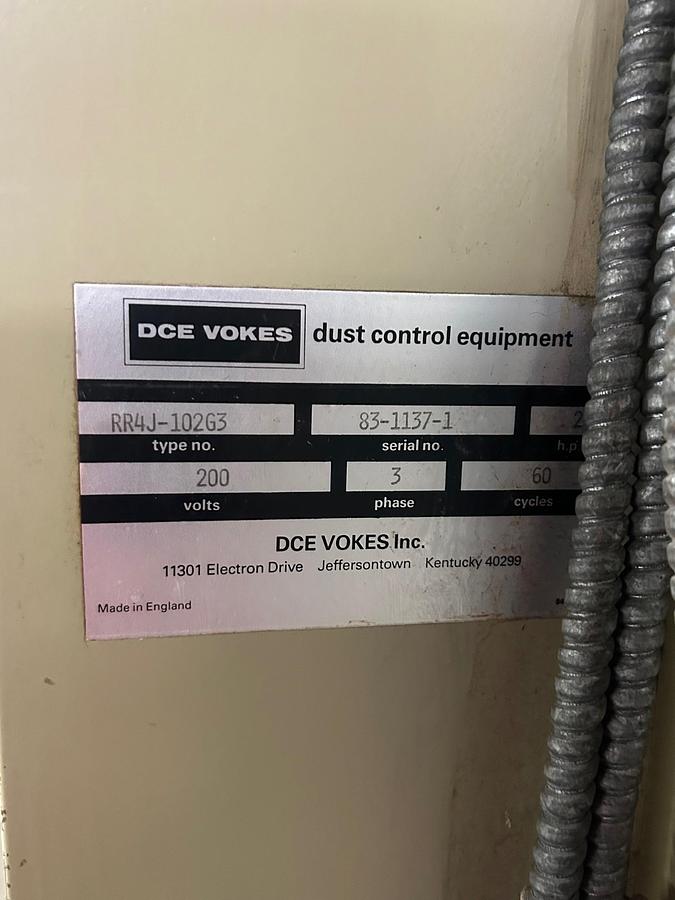 Used DCE Unimaster, 2HP Cabinet Dust Collector, 5-Gallon Pail Collector
