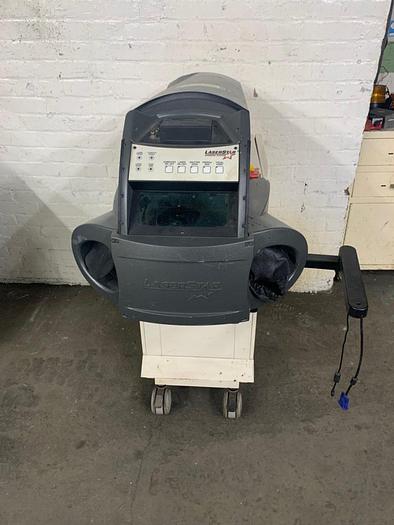 Used 6763-700 LaserStar Workstation Industrial Laser Marking Machine 528-3782 with 3-Jaw Rotational Device – New 2007