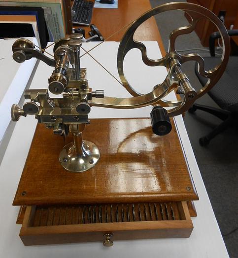 Used 1419-385 Antique Topping Tool/Gearwheel Cutting Machine/Jeweler’s Lathe – Circa 1860