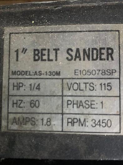 Used 5954-590 1″ X 30″ Belt & 5″ Disc Sander 1/3HP Polish Grinder Sanding Machine