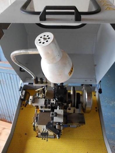Used 8592-100 MCA Single Curb Chain Making Machine, Model RP006, S/N: 135