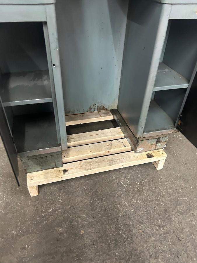 Used Denison 4 Ton C Frame Multipress Hydraulic Press with Cabinet Base