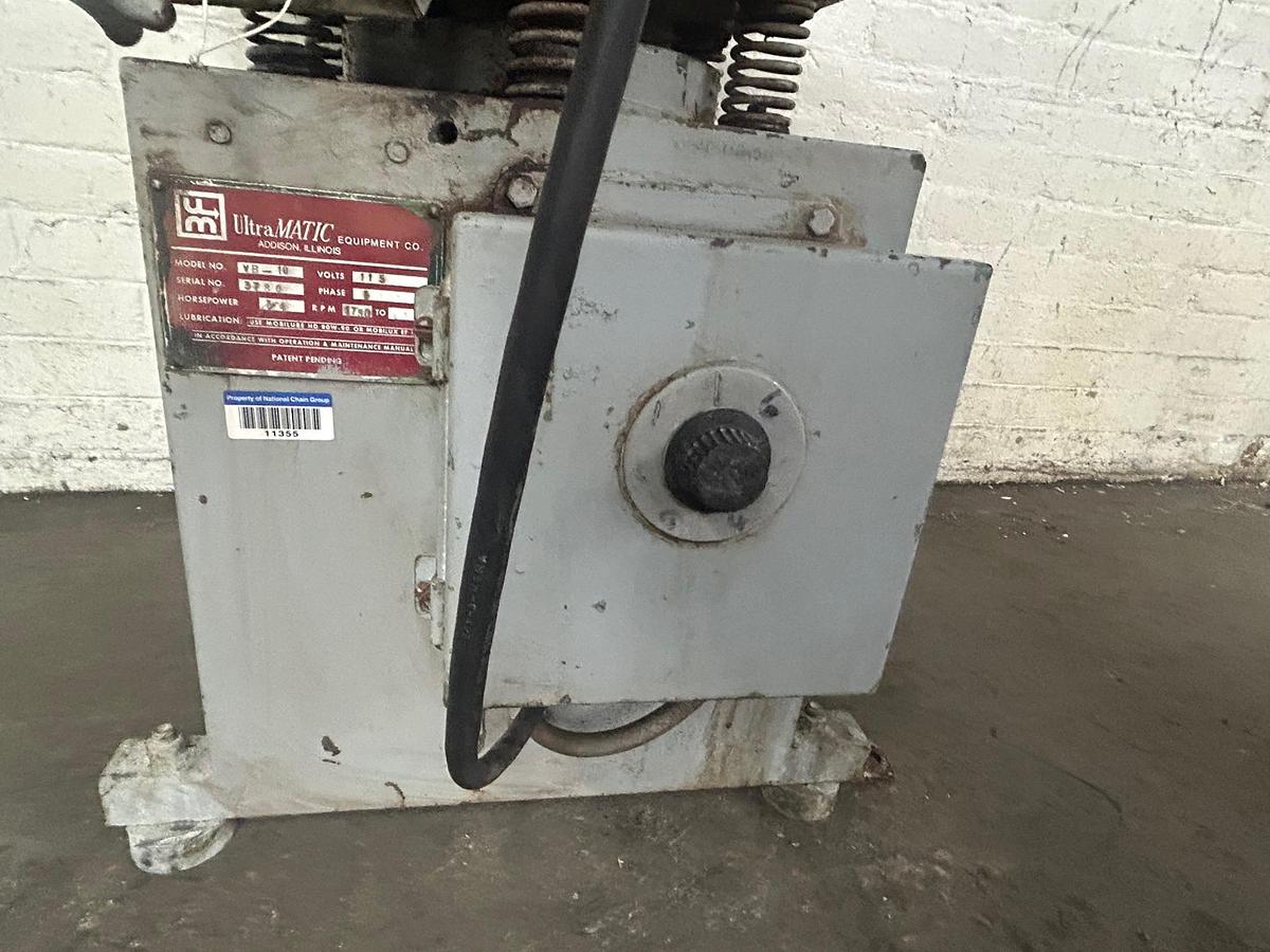 Used Ultramatic Model Advantage 1.2CU FT. Vibratory Tumbler Finishing Machine
