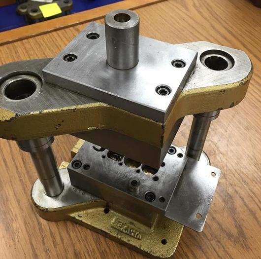 Used 1986-390 Stamping Tool & Die Set to Make Horse Shoe Findings