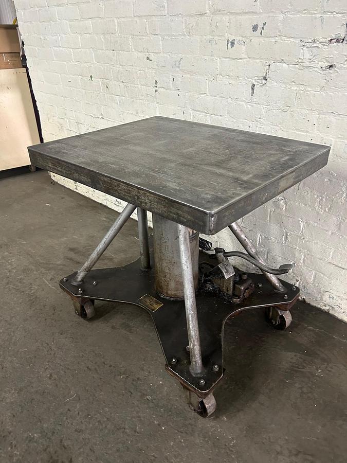 Used Vintage - Lyon Iron Works Hydraulic Lift Truck / Welding Table