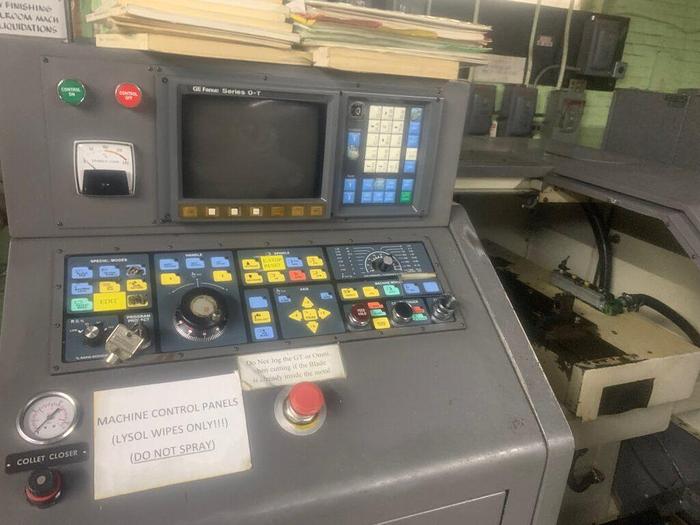 Used HARDINGE CONQUEST GT SUPER PRECISION GANG TOOL CNC LATHE With FANUC OT