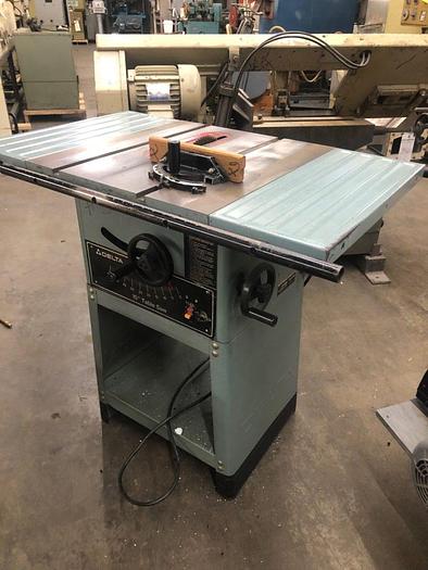 Used 3367-600 10″ DELTA Table Saw Model 34-670 – 1 PH