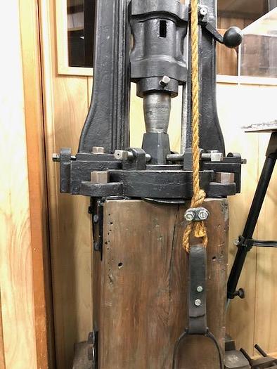 Used 5350-385 Antique Rare Foot Drop Hammer Press Circa 1890 MFG. by Blundell & Co.