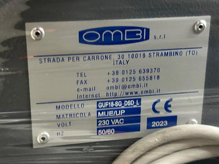 New OMBI Model GUF18-SG-DSDL Automatic Machine for Cable or Curb Chain / Tooled 1.40mm