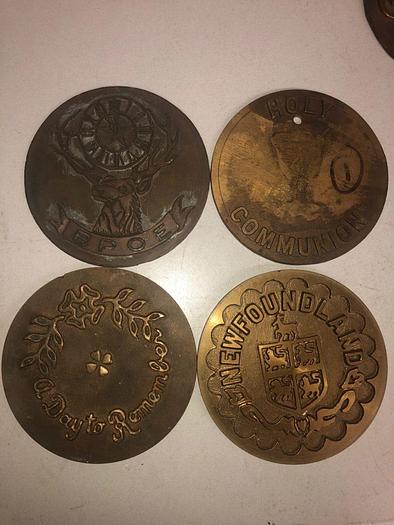 Used 3529-700 Assorted Group Lot of 50 Antique Mixed Master Brocading Templates – Brass, Bronze and Magnesium Material