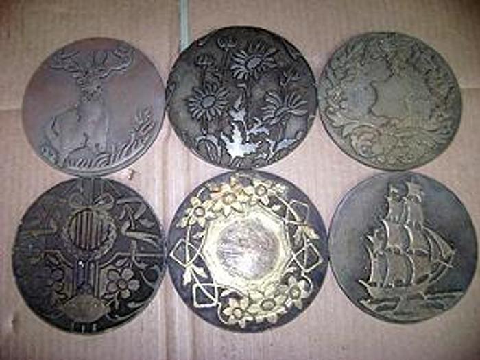 Used Antique Brocading Plates IN STOCK
