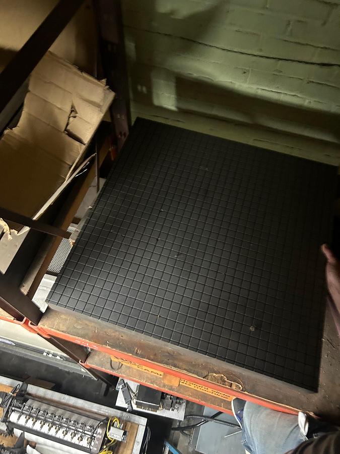 Used Precision 30" X 30" x 3" H Cast Iron - Lapping Work Table