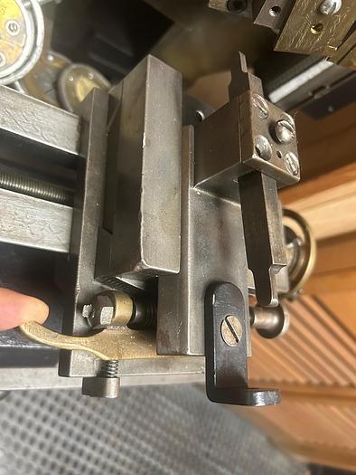 Used 7092-385 Charles Fields Type (Hall Mfg.) Straight Line Engine Turning Machine for Ornamental Engraving, Hand Operated