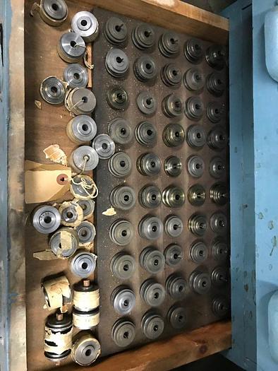 Used 9127-150 Antique Vintage Turks Head Engraved & Forming Rolls Collection of 1,750