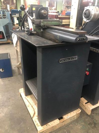 Used 2787-440 DUNHAM SECOND OPERATION LATHE WITH HARDINGE QUICK PRODUCTION CROSSLIDE