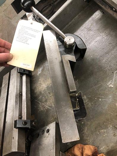 Used 2452-440 Hardinge Lever Operated Double Tool Cross Slide, Model E