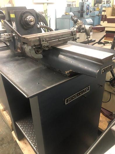 Used 2788-440 DUNHAM SECOND OPERATION LATHE WITH HARDINGE QUICK PRODUCTION CROSSLIDE