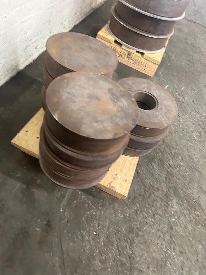 Used (11) 12" Mold Frames for White Metal Casting Machine for Jewelry, Fishing Jigs