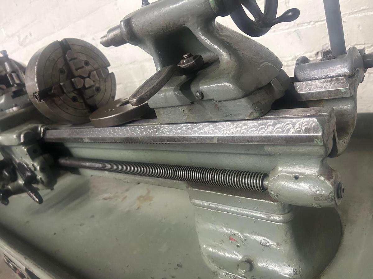 Used South Bend 9″ x 24″ Precision Belt Driven Lathe, Cabinet Stand