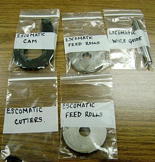 Used 0630-400 TOOLING FOR ESCOMATIC SWISS SCREW MACHINE FOR JEWELRY EARRING POST MAKING