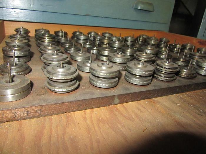 Used 9127-150 Antique Vintage Turks Head Engraved & Forming Rolls Collection of 1,750