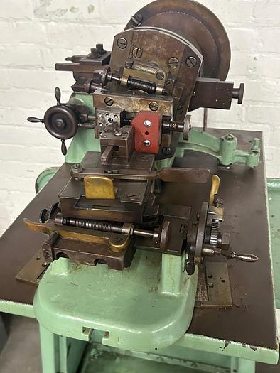 Used Rare Antique Charles Fields Rotary Rose Engine Turning Guilloche Machine W/11-ROSETTES CIRCA 1918