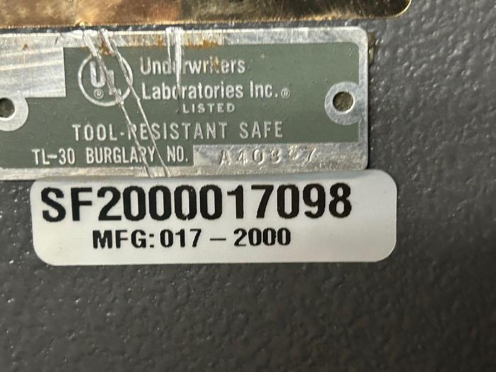 Used Meilink Combination Floor Safe, Series Gibraltar - Fire / Burglary / Tool Resistant TL30