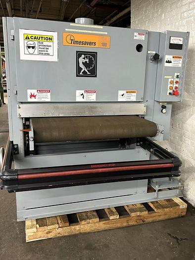 Used 3425-590 Timesavers 137-1HD/60 37″ x 60″ Single Head Wide Belt Sander