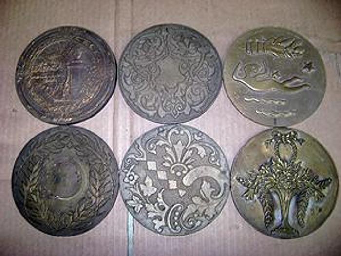 Used Antique Brocading Plates IN STOCK