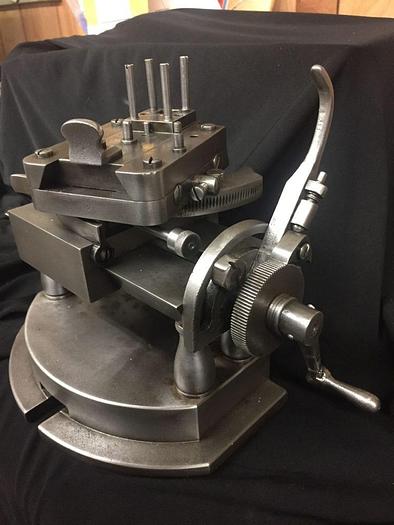 Used 2795-385 RARE ANTIQUE ROSE ENGINE TURNING MACHINE GUILLOCHE RADIUS TOOL SLIDE