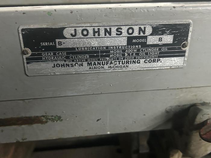 Used Johnson 10” x 18” Horizontal Metalworking Bandsaw