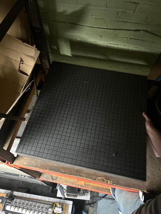 Used Precision 30" X 30" x 3" H Cast Iron - Lapping Work Table