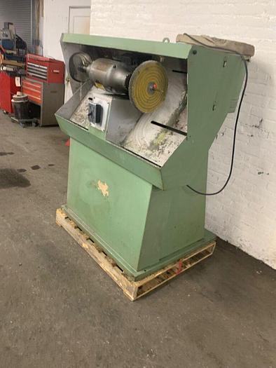 Used 5910-340 Baldor Dual Spindle 1-1/2 HP Buffing Polishing Machine with Dust Collector System