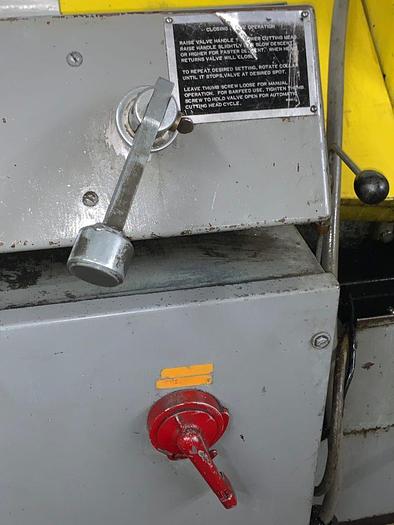 Used 4466-600 W.F. Wells 9″ x 18″ W-9 Double Column Horizontal Band Saw / Series 1- Hydraulic Control