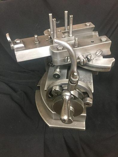 Used 2795-385 RARE ANTIQUE ROSE ENGINE TURNING MACHINE GUILLOCHE RADIUS TOOL SLIDE