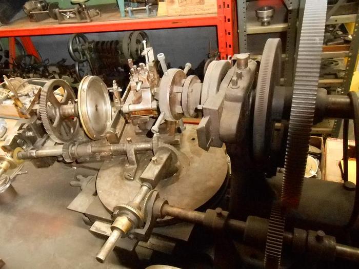 Used 2987-385 Antique RA Lienhard Chaux-de-Fonds Brocading Machine