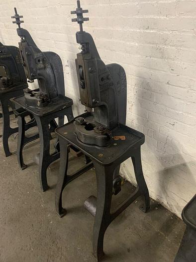 Used 5906-510 Royersford Excelsior #10 / Famco, Metalworking, Forming & Stamping Punch Press / Foot Operated 2.5 Ton Kick Press