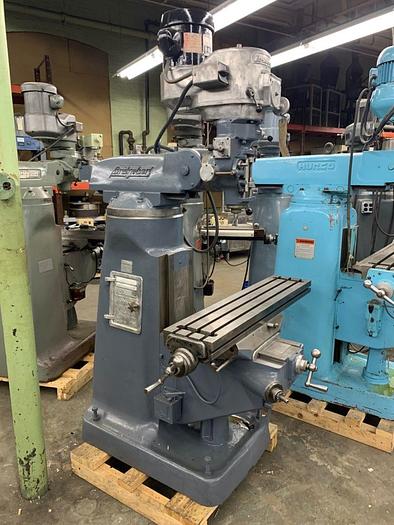 Used 1011-470 Bridgeport 1-1/2 HP Vertical Ram Type Turret Milling Machine, Model BR2J