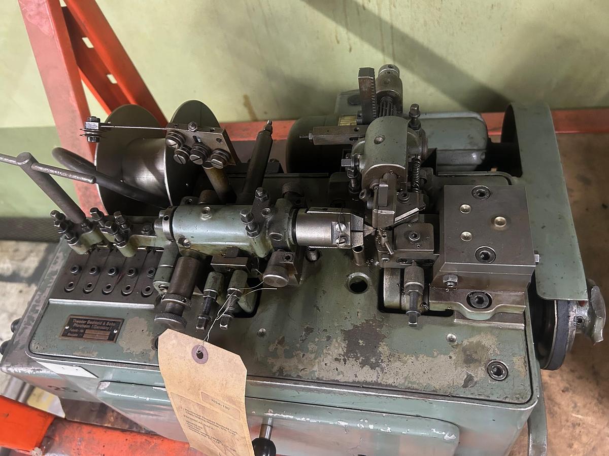Used 7054-100 Small Theodore Bechtold (Germany) Curb Chain Making Machine