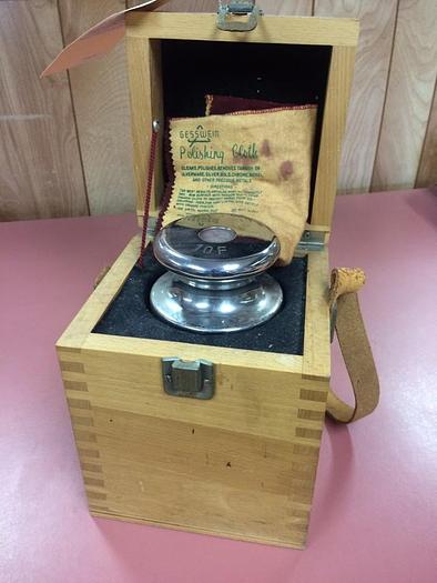 Used 1338-385 Like New Sartorius #10F, 10 KG., Chrome Balance Calibration Weight