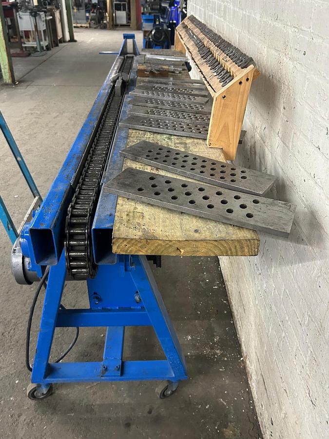 Used Power Motorized Draw Bench 6'5" Complete with Draw Dies / Draw Plates