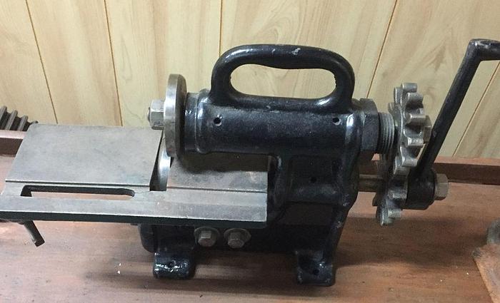 Used 3118-385 Antique Bench Model Hand Operated Slitter, Circa 1900