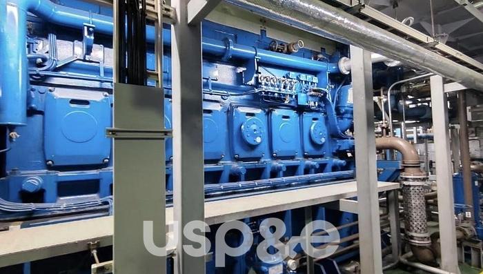 Used 2.7 MW 2005 Used Daihatsu 6DK36 Diesel Generator Sets