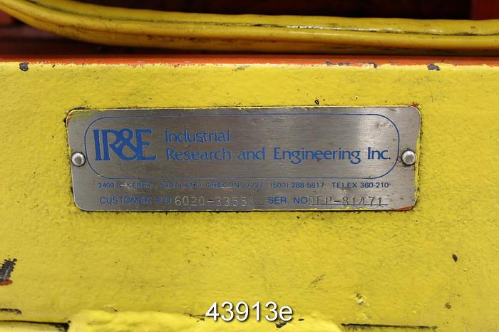 Used Industrial Research & Engineering Inc. Port-O-Cut Roll Splitter, 32" Stroke #43913