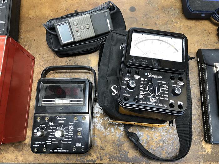 Used SIMPSON DIGITAL VOLT-OHM-MILLIAMETER
