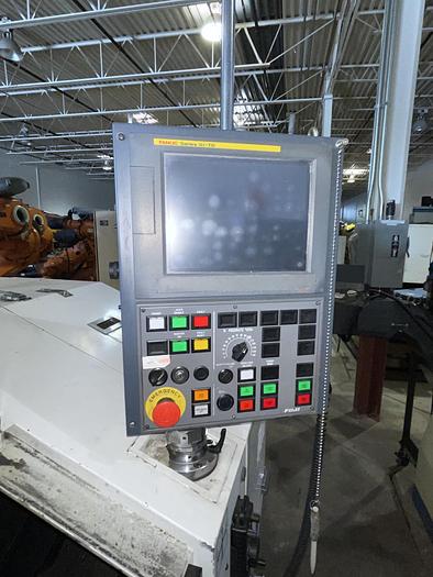 Used FUJI FS4-31 CNC GANG TOOL CNC LATHE WITH ROBOT LOADER