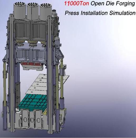 Press Forging Open Die Hydraulic HBE Korean
